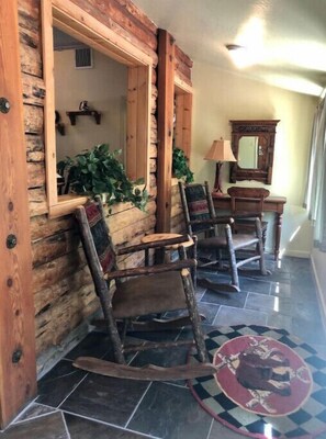 Interior - NEW - Historic Landmark log cabin on Merced River<br> (El Portal)