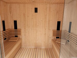 Sauna - CentralHouse DomApart Studio with Jacuzzi & Prosecco!  (Warszawa)