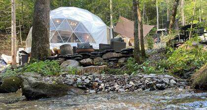 Moonshine Hollow Dome by Rafting