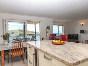 Fridge, dishwasher, electric kettle, toaster