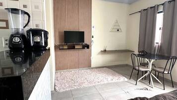 Economy Townhome | Living area | 32-inch Smart TV with digital channels, Netflix, streaming services