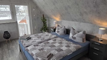 2 makuuhuonetta, ilmainen Wi-Fi, vuodevaatteet