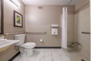 Accessible bathroom - Motel 6 Columbus, GA – Columbus Airport (Columbus)