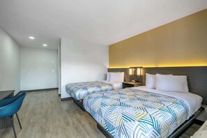 Cortinas blackout, wifi gratis y ropa de cama 