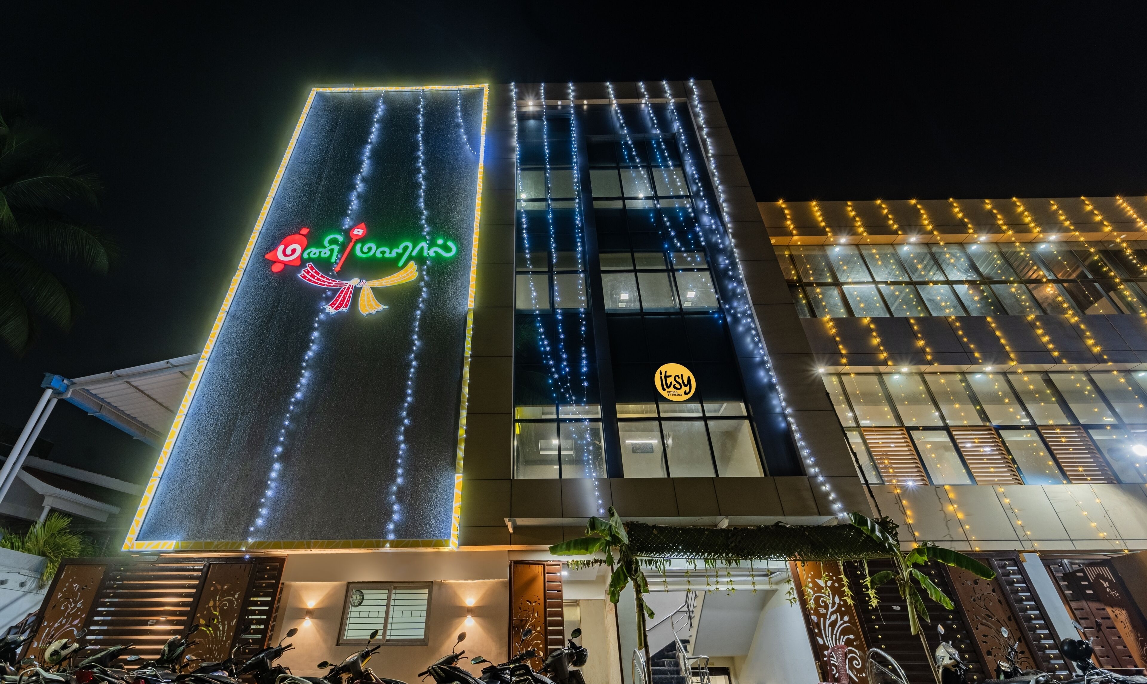 front of property – evening/night