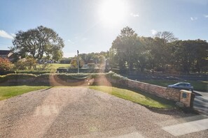 Guests can drive up to an entrance.