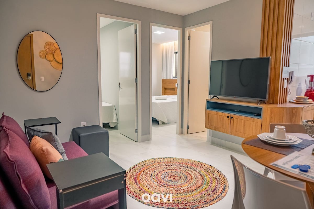 Apartament bàsic | Minibar, cortines opaques, planxa i posts de planxar i wifi gratuïta