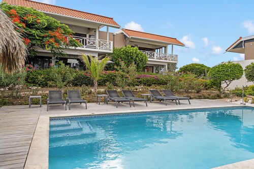 Ocean View Apartment Bayside, 6 guests - Boca Gentil, Jan Thiel area