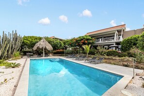 Outdoor pool - Ocean View Apartment Bayside, 6 guests - Boca Gentil, Jan Thiel area (Jan Thiel)