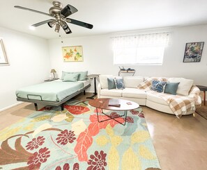 2 soveværelser, skrivebord, strygejern/strygebræt, gratis Wi-Fi