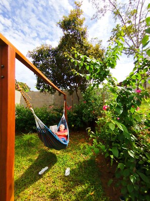 Vista para o jardim