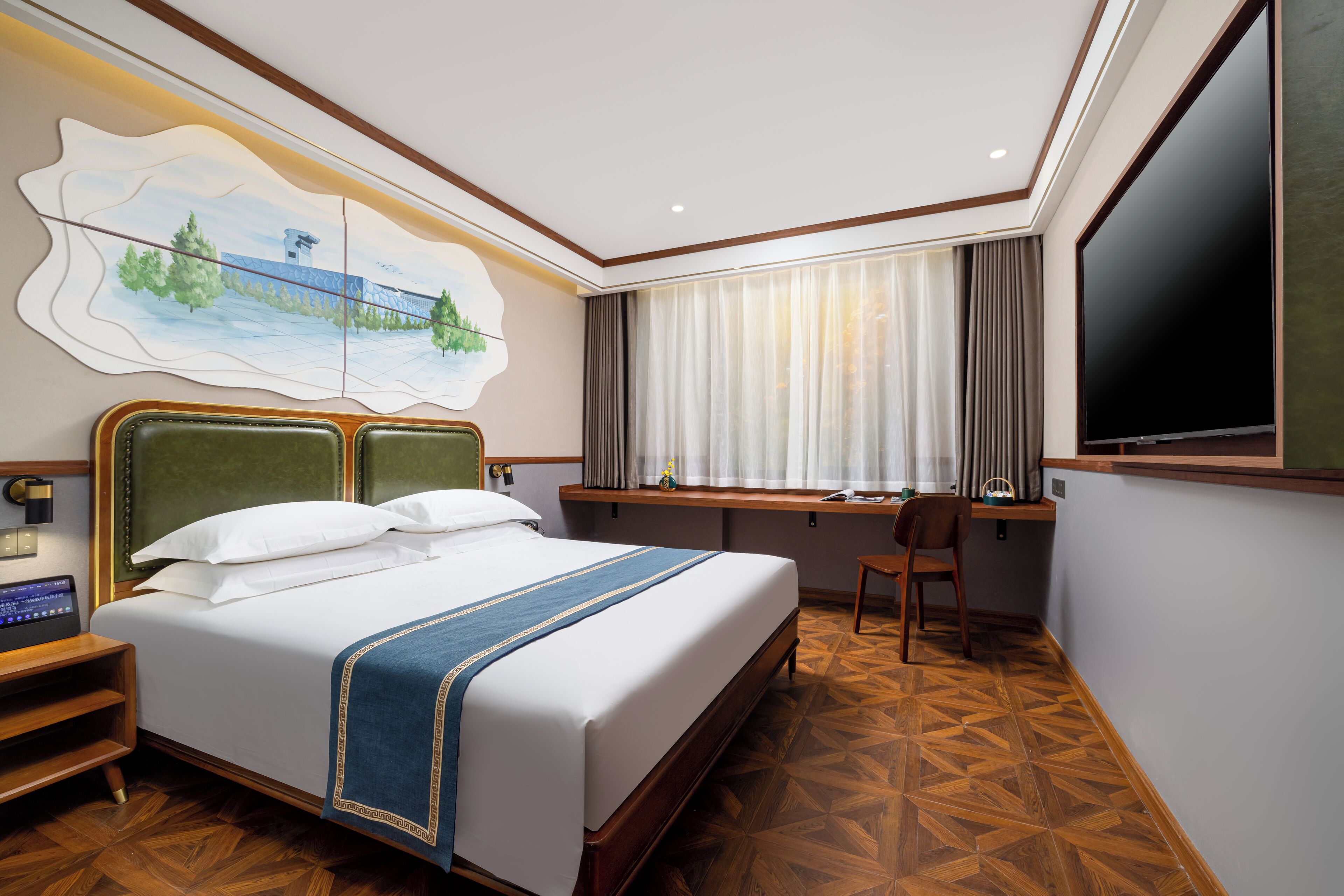 Basic Room | Memory foam beds, individually decorated, individually furnished, desk