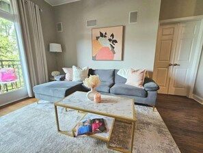 Living area -
NEW Uptown GEM 2bed/2bath Condo! (Charlotte)