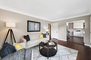 Living area - Local Comfort in East St Paul. Very cute and comfortable.  (Saint Paul)