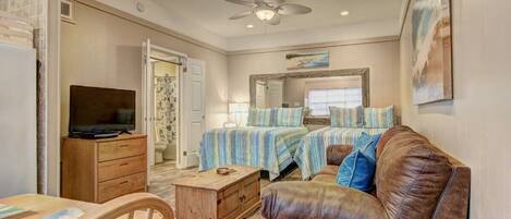 1 soverom, strykejern/-brett, wi-fi og sengetøy