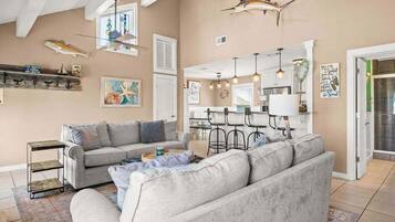 TV, fireplace, DVD player, offices