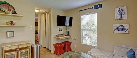 Televisie en een kantoor