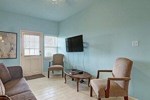 TV, DVD player, offices