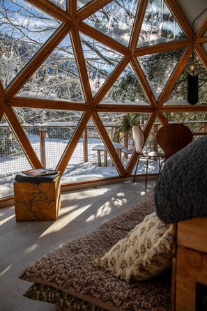 Interior - Comfortable panoramic dome in the heart of Vercors (Autrans-Méaudre-en-Vercors)
