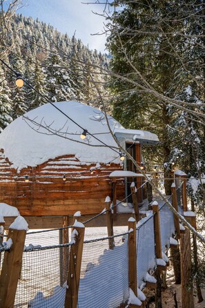 Property grounds - Comfortable panoramic dome in the heart of Vercors (Autrans-Méaudre-en-Vercors)