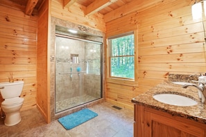 Bathtub, hair dryer, towels