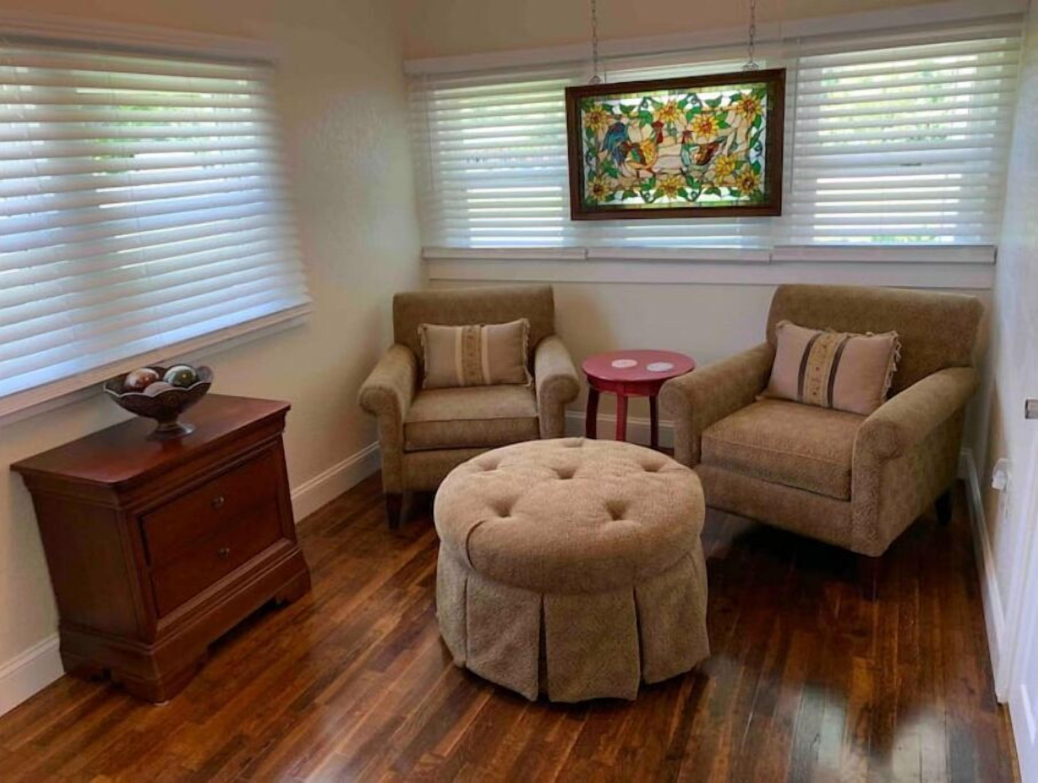 Smart TV, chimenea y libros 