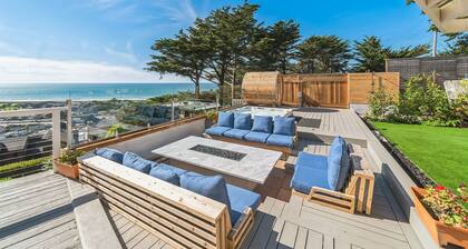 Oceanview Coastal Retreat Sauna, Hot Tub & Fire Pit
STR Permit Number: 14614430