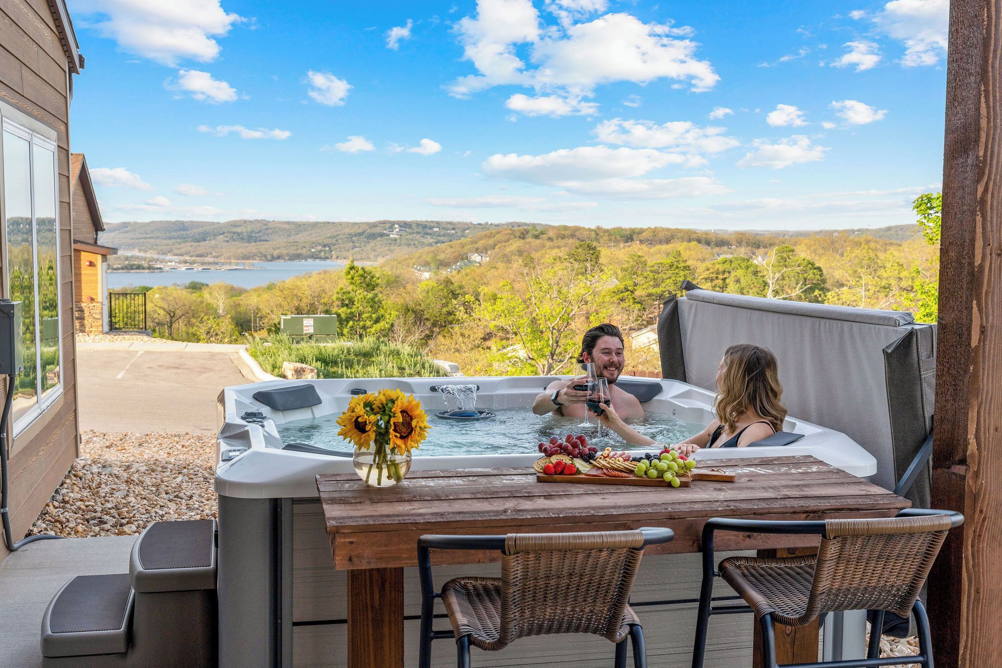 Bain à remous extérieur