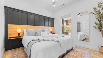 5 bedrooms, iron/ironing board, travel crib, free WiFi