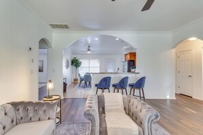 TV, fireplace - Updated Oklahoma City Home ~ 11 Mi to Bricktown! (Oklahoma City)