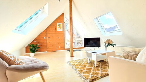 Romantic-apartment mit Dachterrasse & Lounge, Waldblick, 80m²