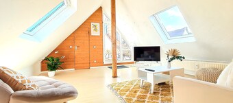 Romantic-apartment mit Dachterrasse & Lounge, Waldblick, 80m²