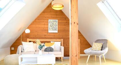 Romantic-apartment mit Dachterrasse & Lounge, Waldblick, 80m²