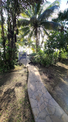 Our Sea of Blue Suite faces the Caribbean and awaits you