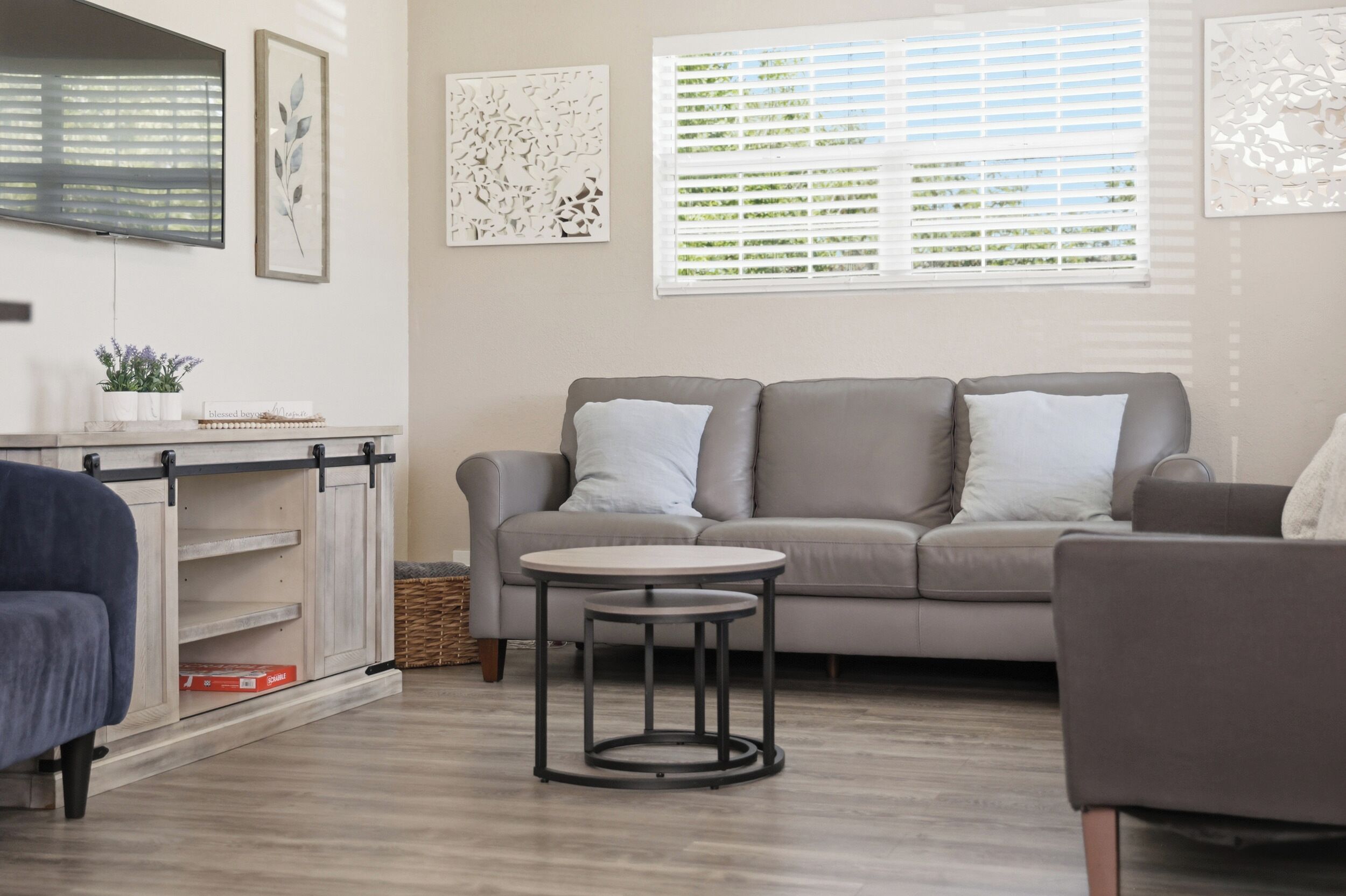 Smart-tv och en stereo