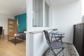 Appartement, 1 chambre, balcon, vue mer | Balcon
