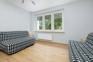 Apartment, 1 Bedroom, Balcony, Sea Facing | 1 bedroom, bed sheets - Comfy Apartment - Kołobrzeg by Renters (Kolobrzeg)