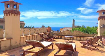VILLA MIMOSA TAORMINA With Rooftop Sea View Terrace