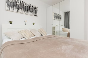 Appartement, 1 chambre, cuisine | 1 chambre, literie fournie
