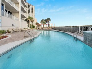 Pool - Grey Heron  3 BR end unit at The Pearl! (Navarre Beach)