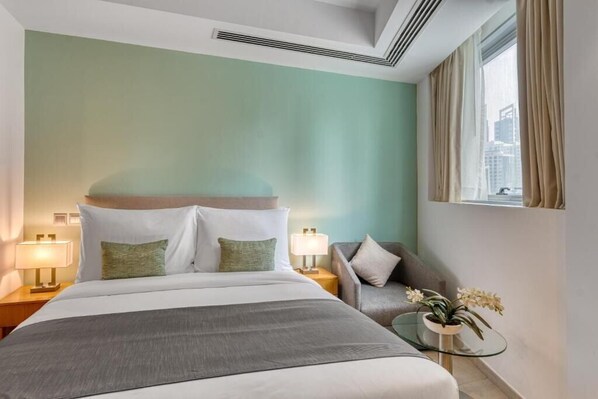 1 chambre, fer et planche à repasser, lit parapluie, Wi-Fi