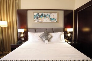 1 غرفة نوم ومكواة/لوح كي وواي فاي وملاءات أسرّة