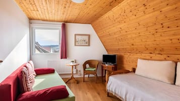 2 slaapkamers, een strijkplank/strijkijzer, gratis wifi, beddengoed