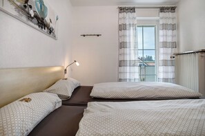 2 quartos, Wi-Fi de cortesia, roupa de cama