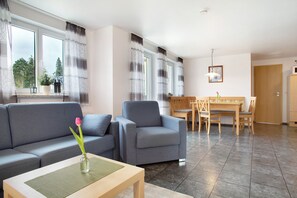 TV, DVD player, table tennis