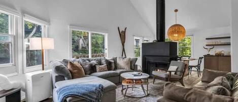 تلفزيون، مدفأة