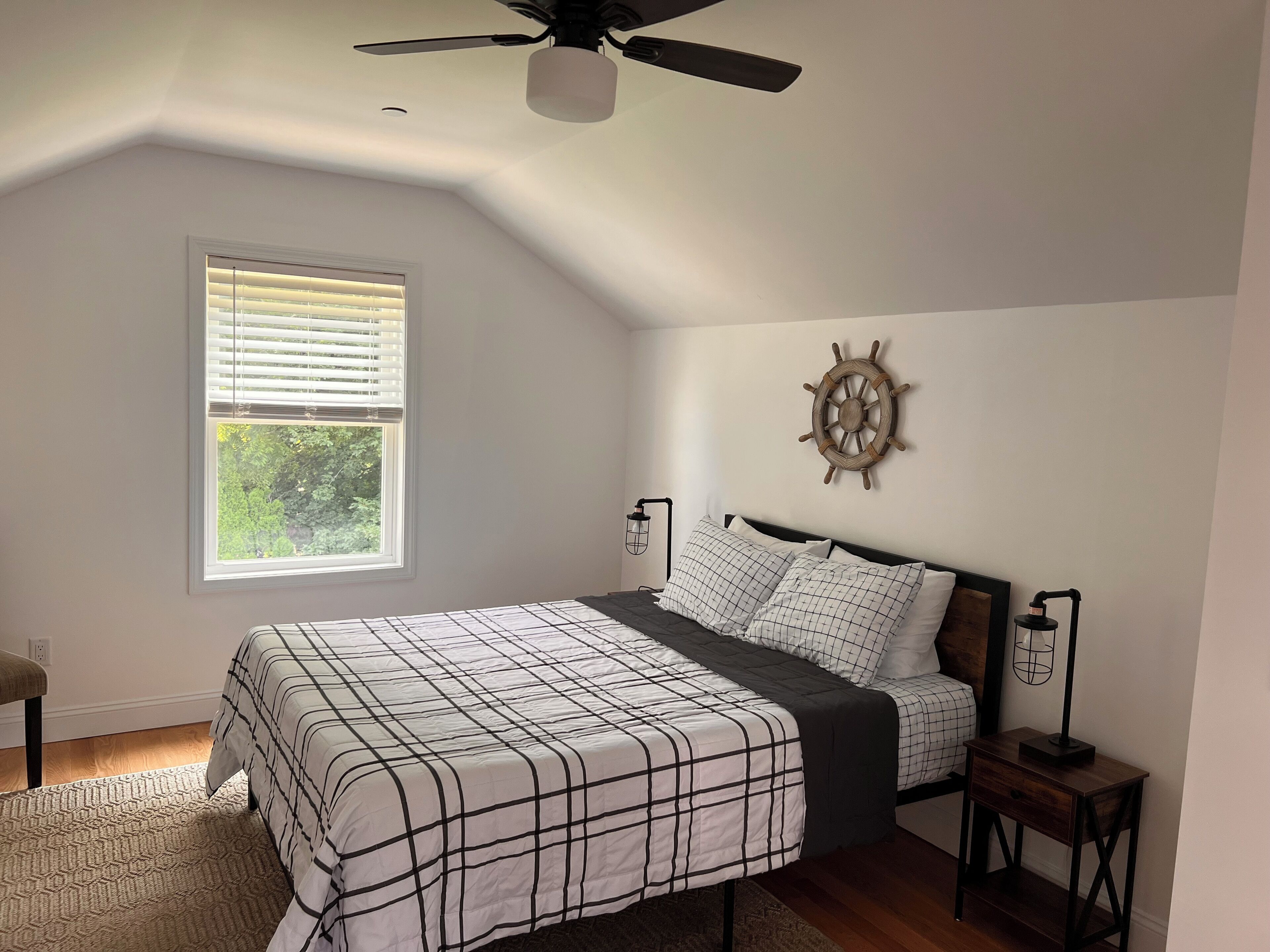 3 bedrooms, iron/ironing board, travel cot, WiFi