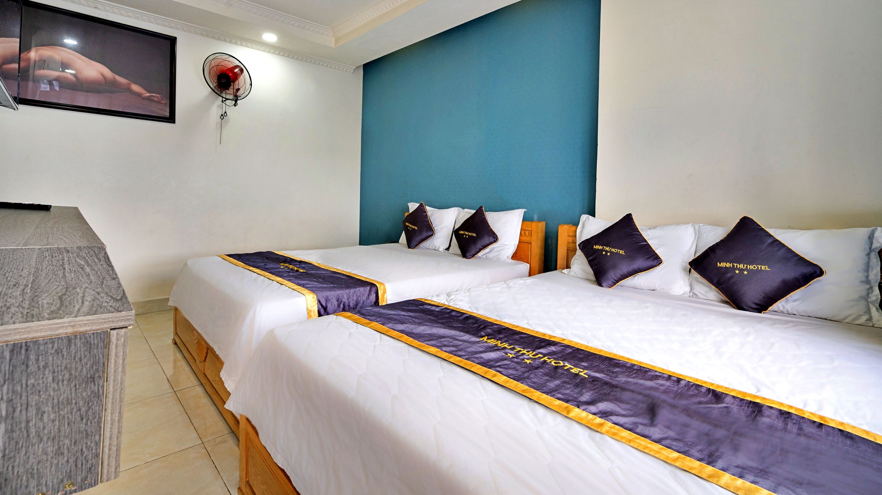 superior quadruple room | hypo-allergenic bedding, memory-foam beds, minibar