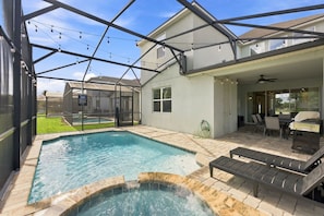 Indoor pool, a heated pool