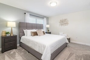 4 bedrooms, iron/ironing board, travel cot, WiFi